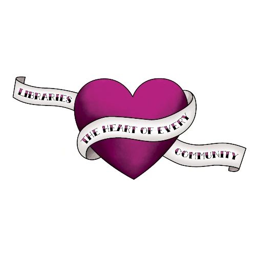 PLA Libraries - the Heart of Every Community - Women's T-Shirt