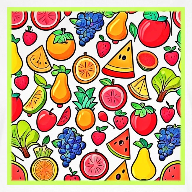Vibrant Fruit Pattern