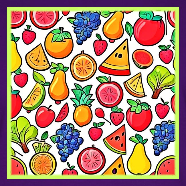 Vibrant Fruit Pattern