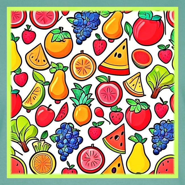 Vibrant Fruit Pattern