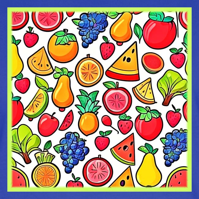 Vibrant Fruit Pattern