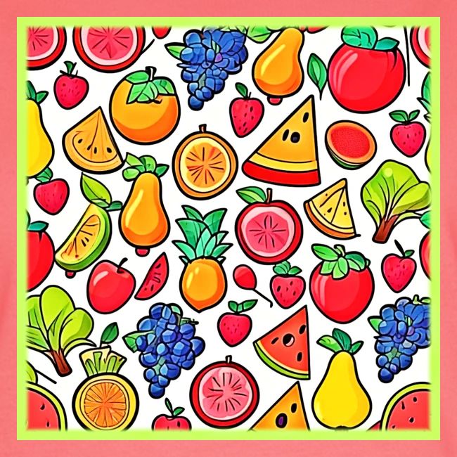 Vibrant Fruit Pattern