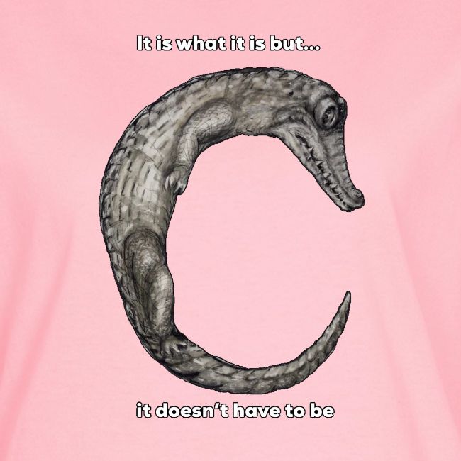 croc with text