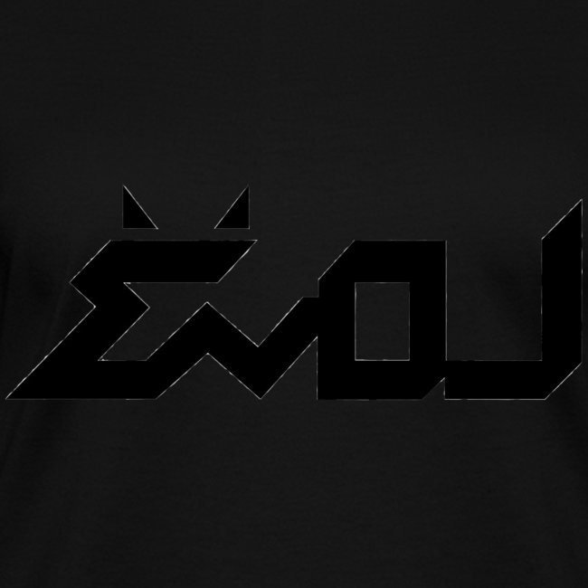 Evol Logo in Black Women's V-Neck