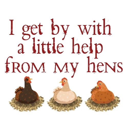 Hens - Women's V-Neck T-Shirt