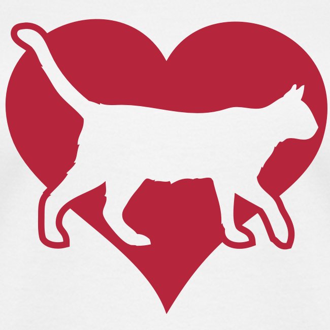 love heart cats and kitty