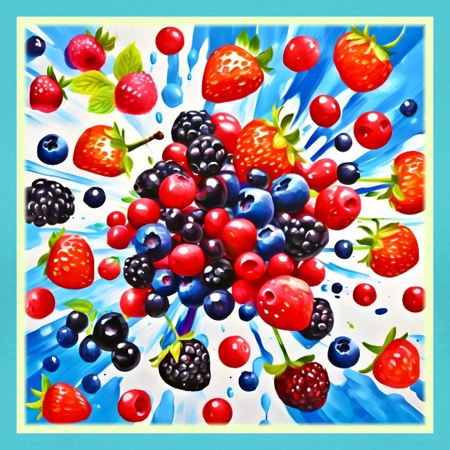 Colorful Berry Fiesta Design