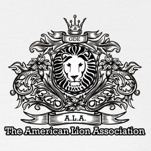 ALA Logo Black White - Women's V-Neck T-Shirt