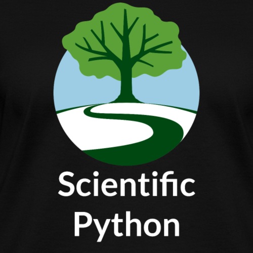 scientific python full color logo tee - Women's V-Neck T-Shirt