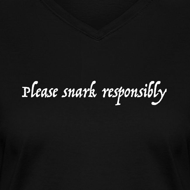 snark responsibly png