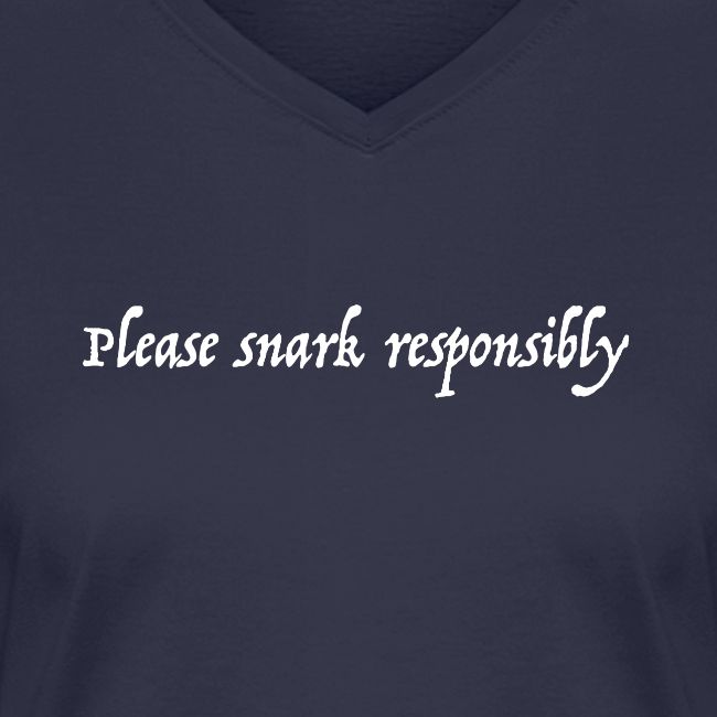 snark responsibly png