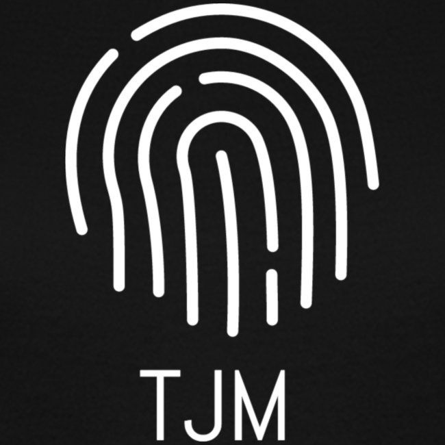 White TJM logo