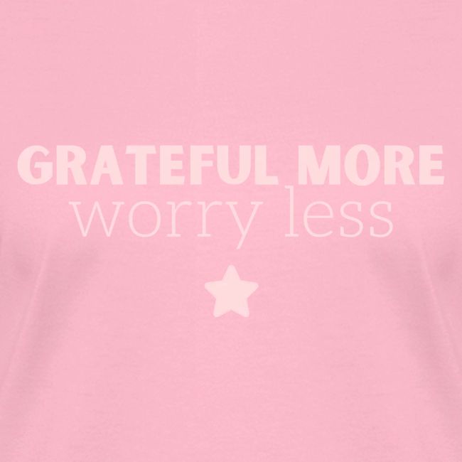 Grateful More!! Worry Less....