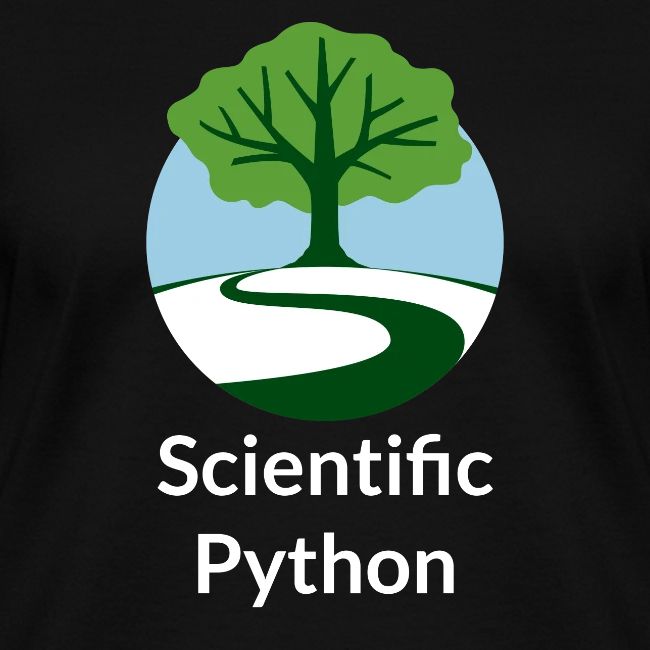 scientific python full color logo tee