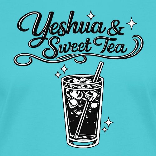 Yeshua and Sweet Tea - Women's V-Neck T-Shirt