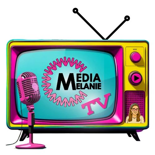Media Melanie TV - Women's V-Neck T-Shirt