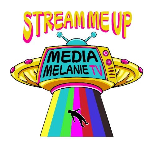 Stream Me Up | Streaming TV UFO - Color - Women's V-Neck T-Shirt