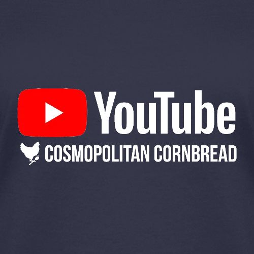 Cosmopolitan Cornbread YouTube - Women's V-Neck T-Shirt