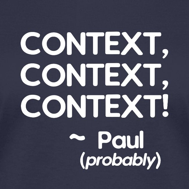 Context, Context, Context!