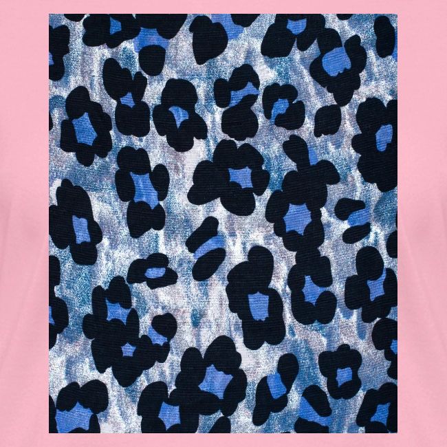 blue ank black leopard pattern