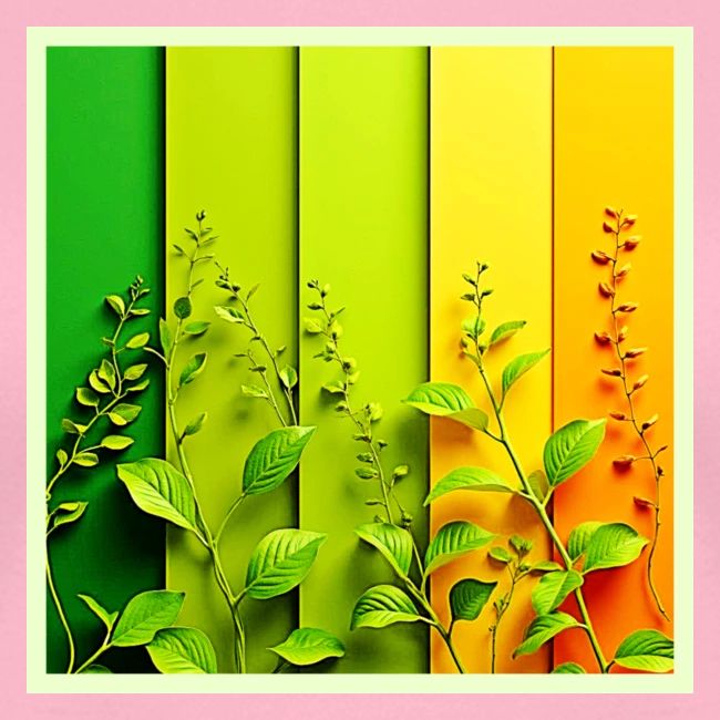 Modern Color Block Nature