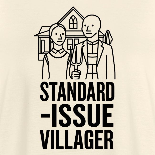 Standard-Issue Villagers (Black on Light)