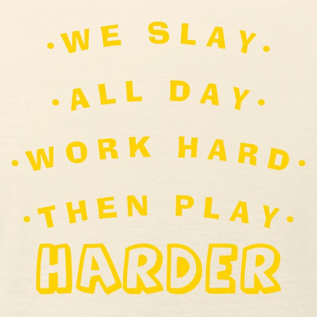 We Slay All Day Shiny Shirt Metallic Silver & Gold