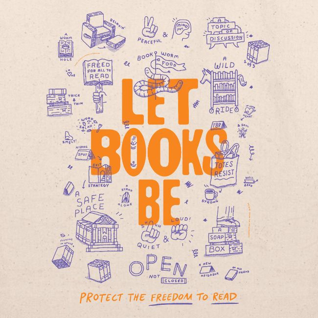 Let Books Be by Mikey Burton