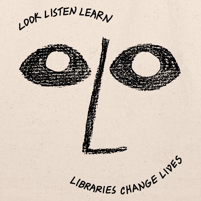 Vintage ALA: Libraries Change Lives Face