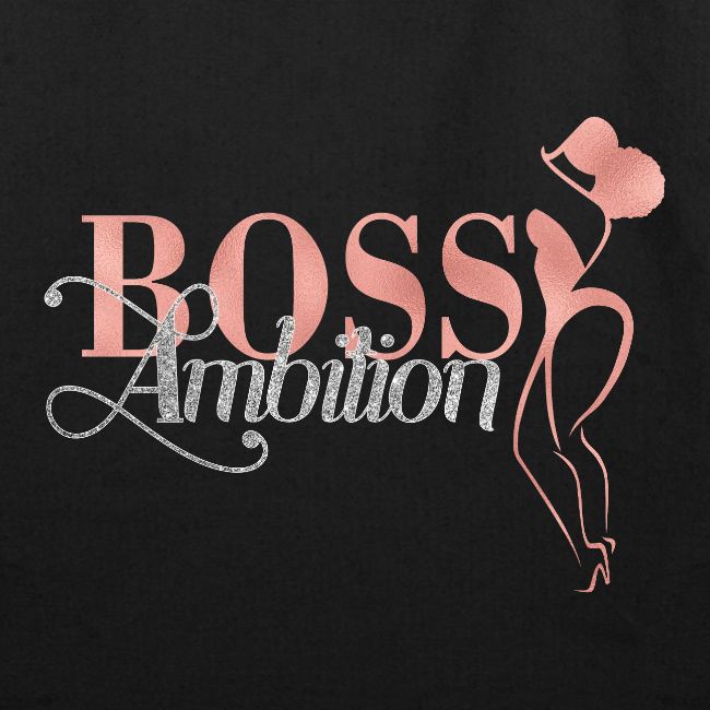 Women Boss Ambition Tshirt Glitter