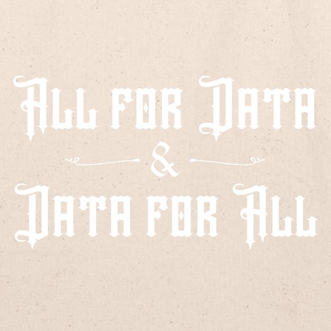All for Data, Data for All (dark)