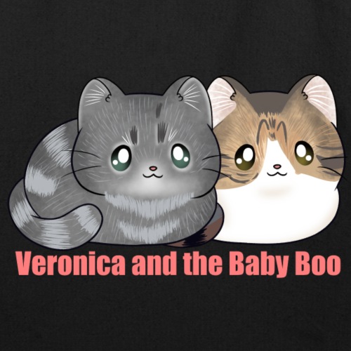 Chibi Veronica and the Baby Boo - Eco-Friendly Cotton Tote