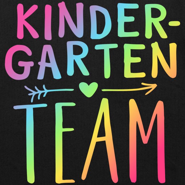Kindergarten Team Neon Rainbow Teacher T-Shirts