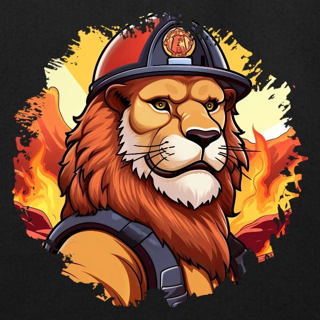 Fireman lion