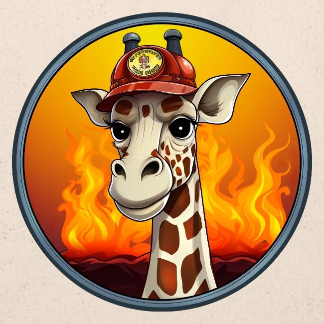 Giraffe Firefighter