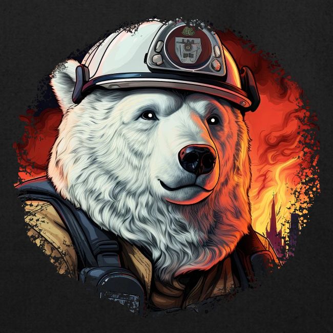 Firefighter polar bears