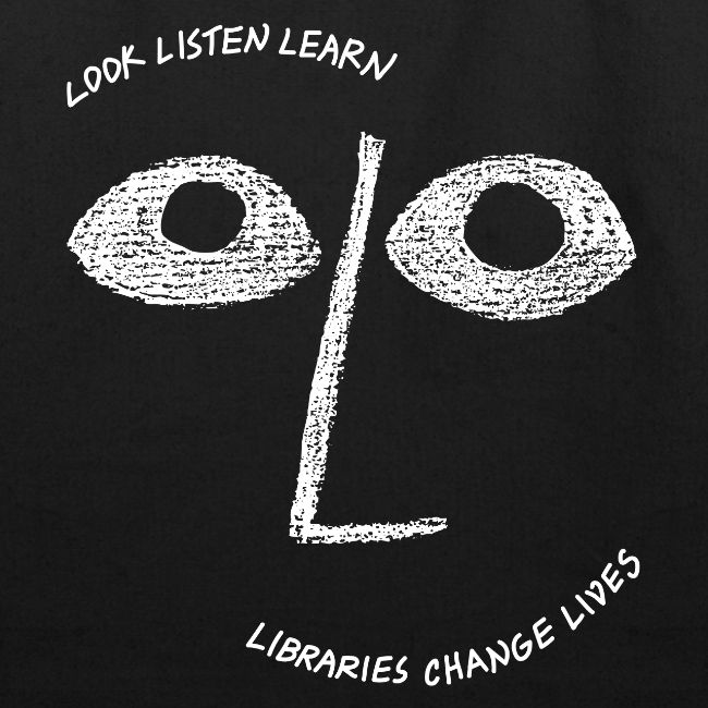 Vintage ALA: Libraries Change Lives Face