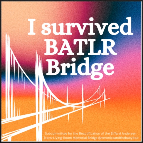 I survived BATLR Bridge - Eco-Friendly Cotton Tote