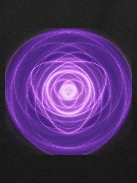 Purple Fractal Rose