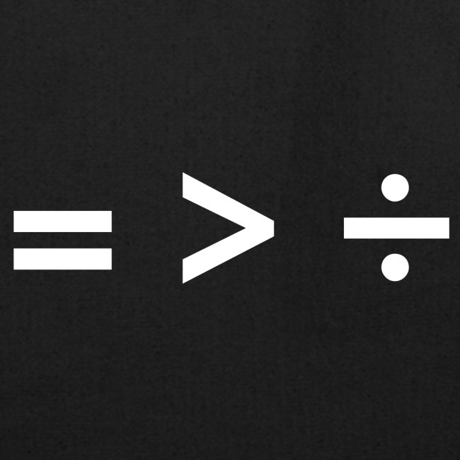 Equality Is Greater Than Division Math Symbols