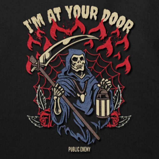 I'M AT YOUR DOOR.
