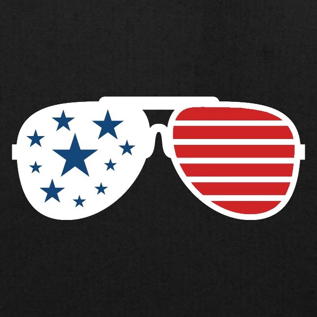 4th of July American Flag Sunglasses