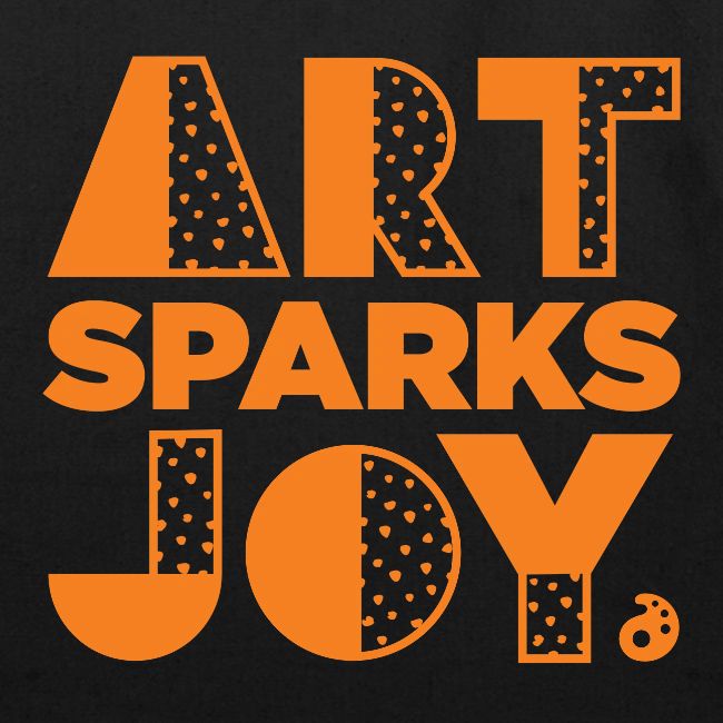 Art Sparks Joy (Orange)