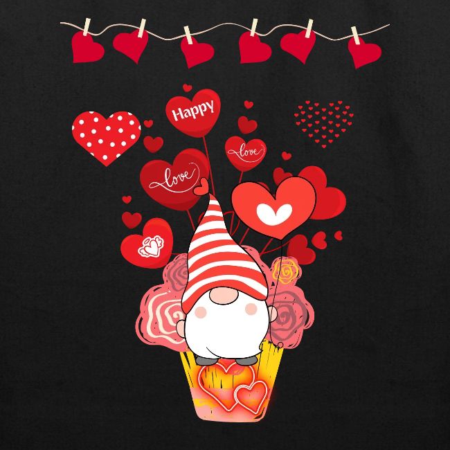 Design wrapped in love hearts, vibrating in love.