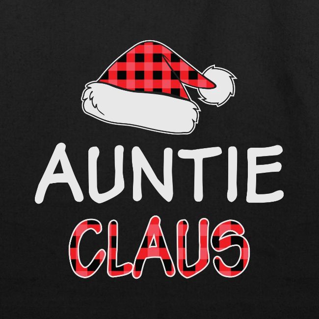 Red Plaid Auntie Claus