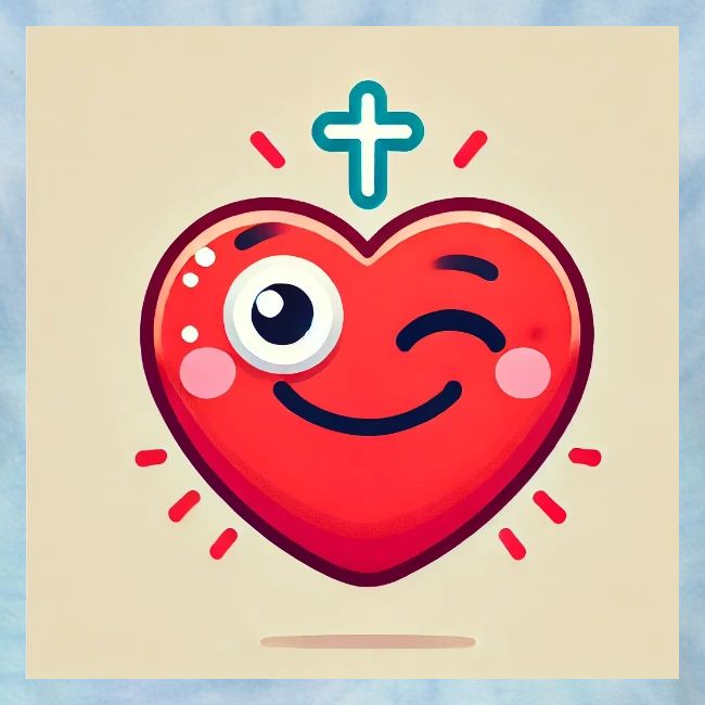 DALLE 2025 09 13 15 56 10 A winking heart sh