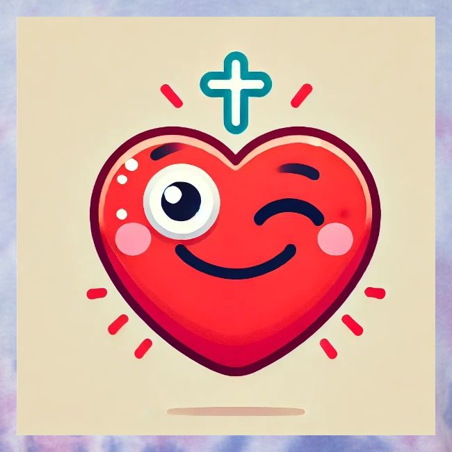DALLE 2025 09 13 15 56 10 A winking heart sh