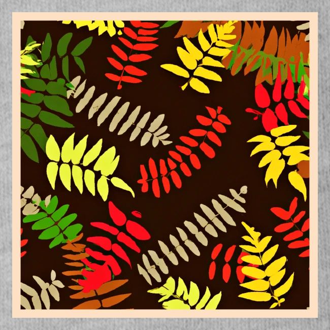 Autumn Leaves Pattern Art