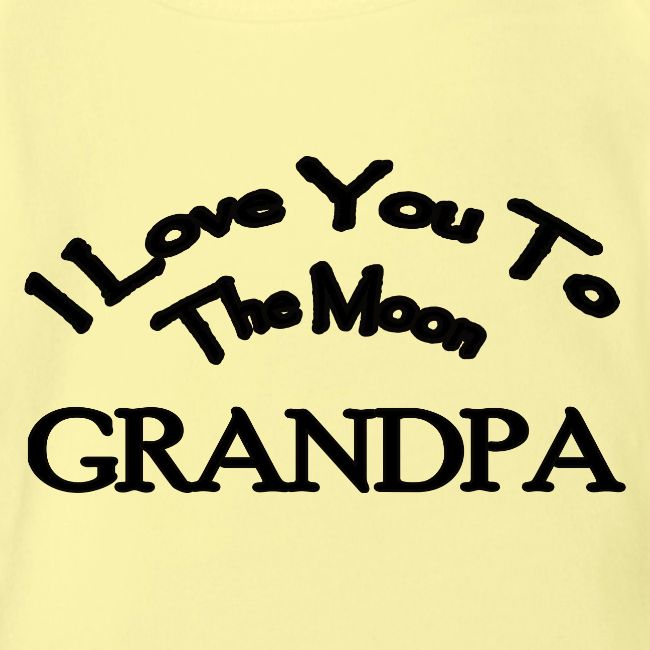 I Love You to The Moon Grandpa | Family Shirt