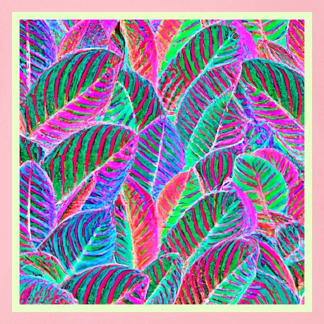 Vivid Leaf Pattern Design